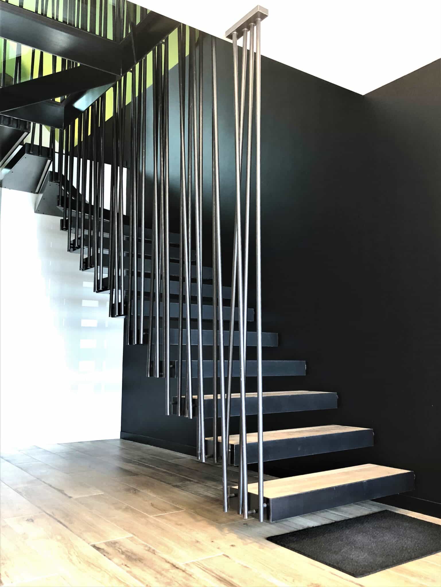 Escaliers métalliques d'intérieur - Métal Design